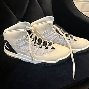 Jordan High-Top Sneakers - White and Black